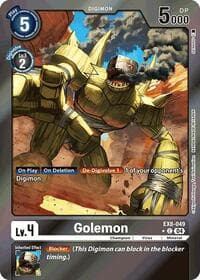 Golemon (Limited Foil) - Chain of Liberation - Digimon Card Game card