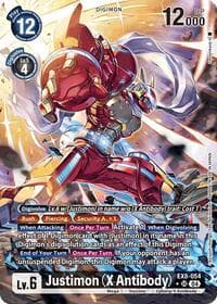 Justimon (X Antibody) (Alternate Art) - Chain of Liberation - Digimon Card Game card