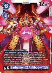 Barbamon (X Antibody) - Chain of Liberation - Digimon Card Game card