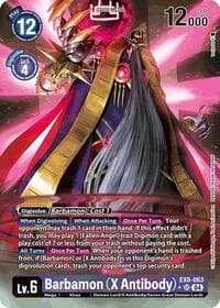 Barbamon (X Antibody) (Alternate Art) - Chain of Liberation - Digimon Card Game card