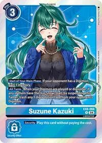 Suzune Kazuki - Chain of Liberation - Digimon Card Game card