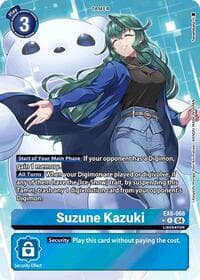 Suzune Kazuki (Alternate Art) - Chain of Liberation - Digimon Card Game card