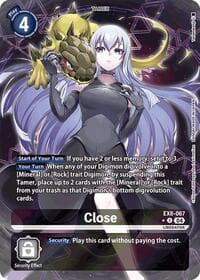 Close (Alternate Art) - Chain of Liberation - Digimon Card Game card