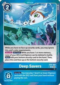 Deep Savers (Limited Foil) - Chain of Liberation - Digimon Card Game card