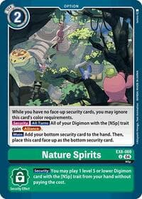 Nature Spirits - Chain of Liberation - Digimon Card Game card