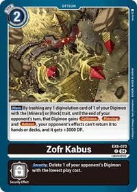 Zofr Kabus - Chain of Liberation - Digimon Card Game card