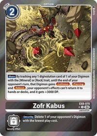 Zofr Kabus (Limited Foil) - Chain of Liberation - Digimon Card Game card