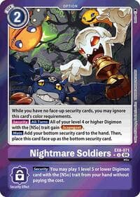 Nightmare Soldiers (Limited Foil) - Chain of Liberation - Digimon Card Game card