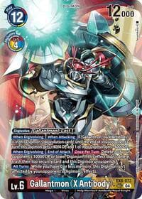 Gallantmon (X Antibody) (Alternate Art) - Chain of Liberation - Digimon Card Game card