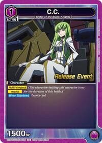 C.C. (006) - UE04BT: CODE GEASS: Lelouch of the Rebellion Release Event Cards - Union Arena card