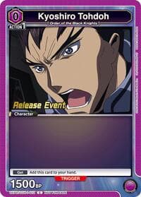 Kyoshiro Tohdoh (012) - UE04BT: CODE GEASS: Lelouch of the Rebellion Release Event Cards - Union Arena card
