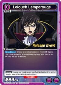 Lelouch Lamperouge (015) - UE04BT: CODE GEASS: Lelouch of the Rebellion Release Event Cards - Union Arena card