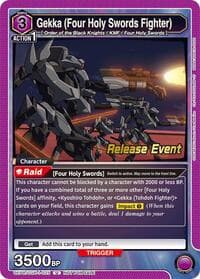 Gekka (Four Holy Swords Fighter) - UE04BT: CODE GEASS: Lelouch of the Rebellion Release Event Cards - Union Arena card