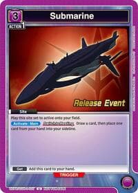 Submarine - UE04BT: CODE GEASS: Lelouch of the Rebellion Release Event Cards - Union Arena card