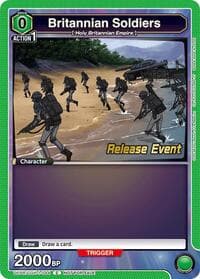 Britannian Soldiers - UE04BT: CODE GEASS: Lelouch of the Rebellion Release Event Cards - Union Arena card