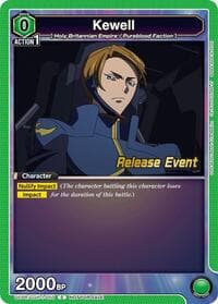 Kewell - UE04BT: CODE GEASS: Lelouch of the Rebellion Release Event Cards - Union Arena card