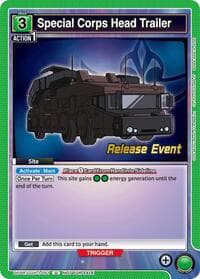 Special Corps Head Trailer - UE04BT: CODE GEASS: Lelouch of the Rebellion Release Event Cards - Union Arena card