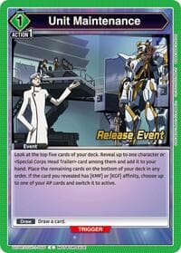 Unit Maintenance - UE04BT: CODE GEASS: Lelouch of the Rebellion Release Event Cards - Union Arena card