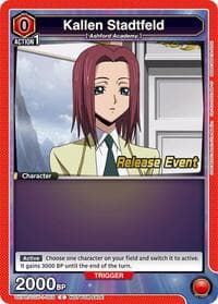 Kallen Stadtfeld (069) - UE04BT: CODE GEASS: Lelouch of the Rebellion Release Event Cards - Union Arena card