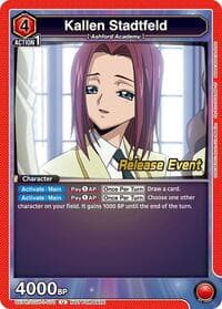 Kallen Stadtfeld (070) - UE04BT: CODE GEASS: Lelouch of the Rebellion Release Event Cards - Union Arena card