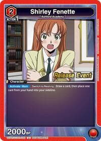Shirley Fenette (080) - UE04BT: CODE GEASS: Lelouch of the Rebellion Release Event Cards - Union Arena card