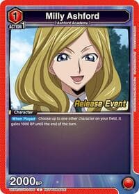 Milly Ashford (086) - UE04BT: CODE GEASS: Lelouch of the Rebellion Release Event Cards - Union Arena card