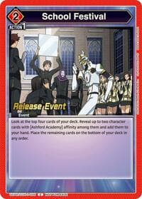 School Festival - UE04BT: CODE GEASS: Lelouch of the Rebellion Release Event Cards - Union Arena card