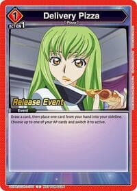 Delivery Pizza - UE04BT: CODE GEASS: Lelouch of the Rebellion Release Event Cards - Union Arena card
