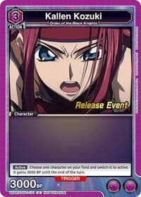 Kallen Kozuki (101) - UE04BT: CODE GEASS: Lelouch of the Rebellion Release Event Cards - Union Arena card