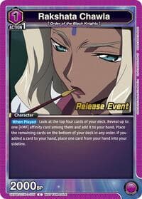 Rakshata Chawla (105) - UE04BT: CODE GEASS: Lelouch of the Rebellion Release Event Cards - Union Arena card