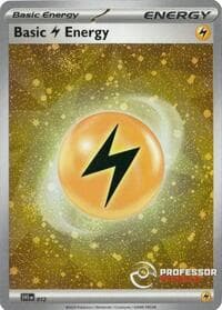 Lightning Energy (2024) - Professor Program Promos - Pokemon card