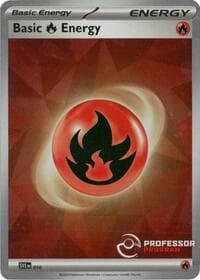 Fire Energy (2024) - Professor Program Promos - Pokemon card