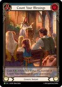 Count Your Blessings (Blue) - LGS359 - Flesh and Blood: Promo Cards - Flesh and Blood TCG card