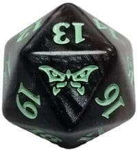 Duskmourn: House of Horror Glow-In-The-Dark Spindown Life Counter - Wizards of the Coast Dice - Life Counters card