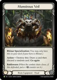 Monstrous Veil - LGS253 - Flesh and Blood: Promo Cards - Flesh and Blood TCG card