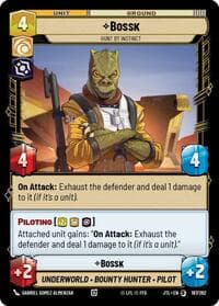 Bossk - Hunt By Instinct - Jump to Lightspeed - Star Wars: Unlimited card