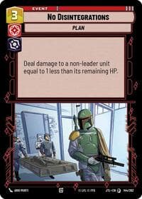 No Disintegrations - Jump to Lightspeed - Star Wars: Unlimited card