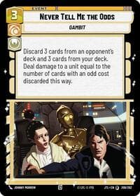 Never Tell Me the Odds - Jump to Lightspeed - Star Wars: Unlimited card