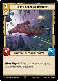 Death Space Skirmisher - Jump to Lightspeed - Star Wars: Unlimited card