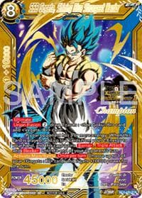 SSB Gogeta, Shining Blue Strongest Warrior (Champion) - Tournament Promotion Cards - Dragon Ball Super: Masters card