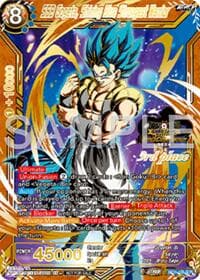 SSB Gogeta, Shining Blue Strongest Warrior (3rd Place) - Tournament Promotion Cards - Dragon Ball Super: Masters card