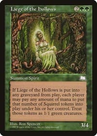 Liege of the Hollows - Weatherlight - Magic: The Gathering card