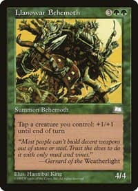 Llanowar Behemoth - Weatherlight - Magic: The Gathering card