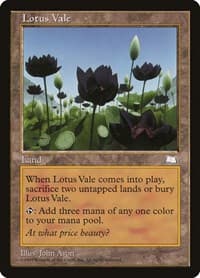 Lotus Vale - Weatherlight - Magic: The Gathering card