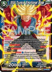 SS2 Trunks, Emotional Blow (Championship 2024 Finals Pack) - Tournament Promotion Cards - Dragon Ball Super: Masters card