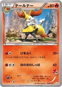 Braixen - XY Beginning Set - Pokemon Japan card
