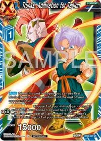 Trunks, Admiration for Tapion (Championship 2024 Finals Zenkai Pack) - Tournament Promotion Cards - Dragon Ball Super: Masters card