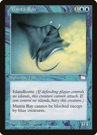 Manta Ray - Weatherlight - Magic: The Gathering card