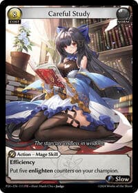 Careful Study - Promotional Cards - Grand Archive TCG card