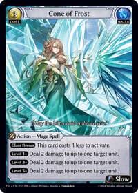 Cone of Frost - Promotional Cards - Grand Archive TCG card